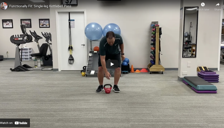 Single best sale leg kettlebell