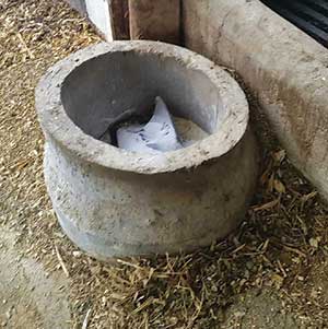 concrete pipe mineral feeder