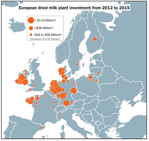 European dried milk plant investment