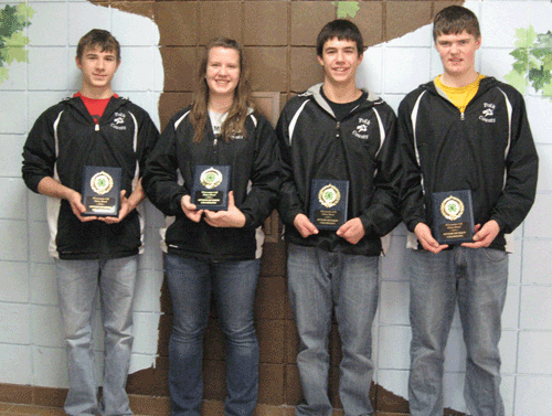 2012 WI 4-H Champion Senior Dairy Bowl Team from Polk County