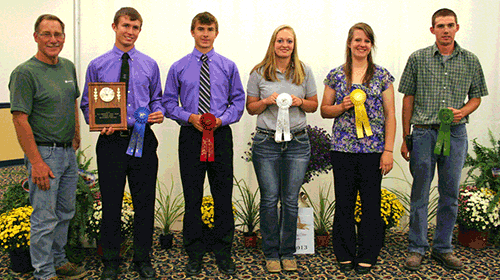 Top 5 in Jr Dairy Management contest