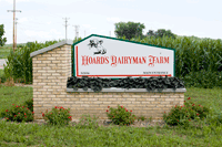 Hoard's Dairyman Farm sign