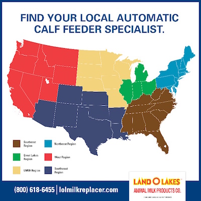 Land O'Lakes Animal Milk Products Certifies Automatic Calf Feeder Experts