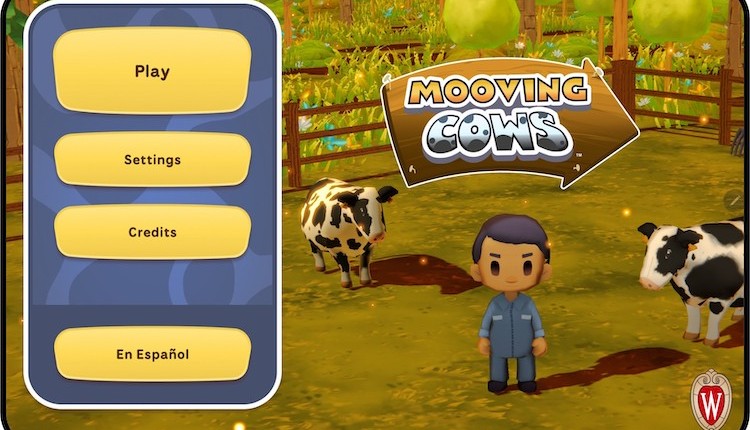 Mooving Cows start screen