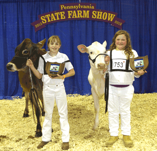 2013 Pennsylvania Farm Show dairy showmanship winners class 4