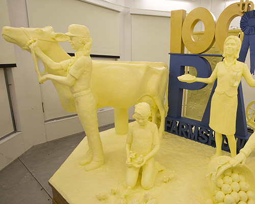 butter sculpture