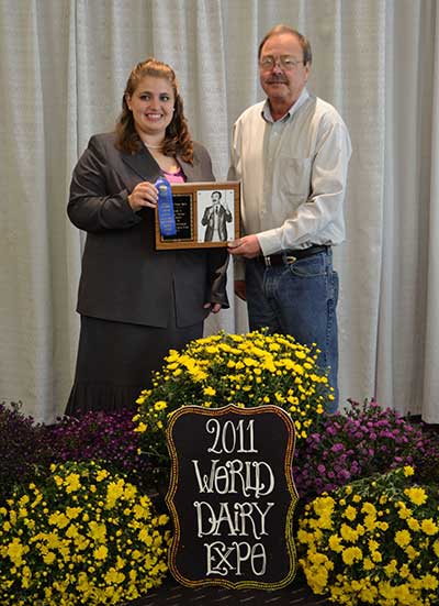 Caitlin Durow, High Reasons, 2011 National Collegiae Dairy Judging Contest