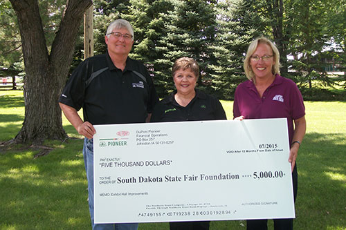 donation to South Dakota state fair