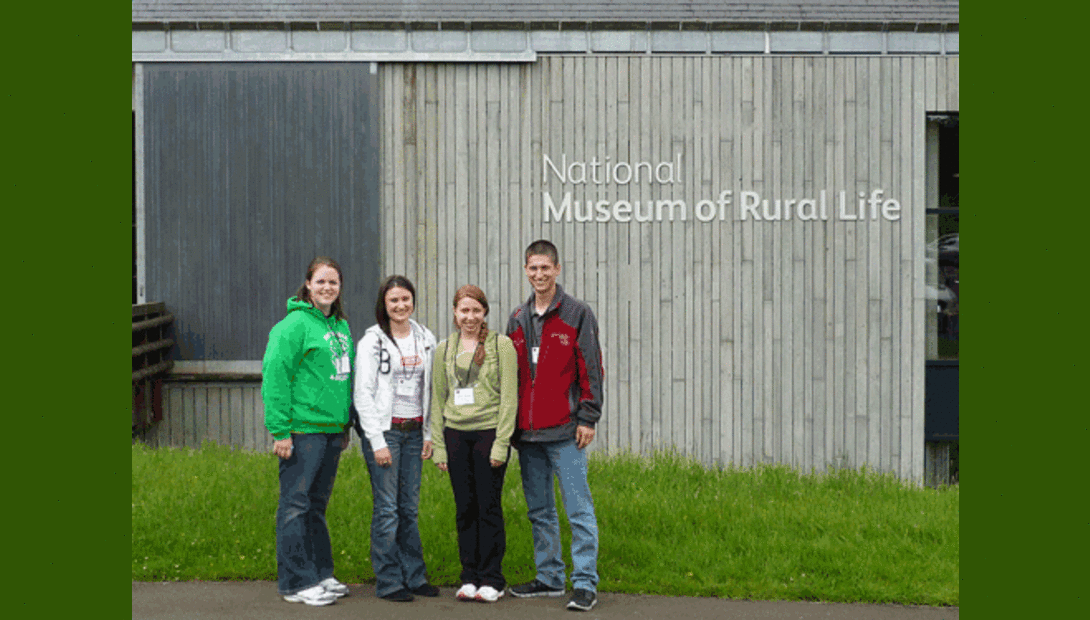 judging team competing in Scotland