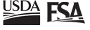 USDA and FSA logos
