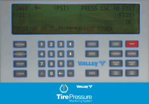 Valley Tire Pressure screen