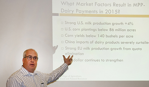 dairy economist Scott Brown