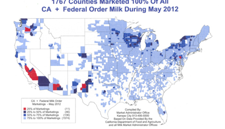 Dairy Farms In California Map Milk production and dairy farms continue to consolidate