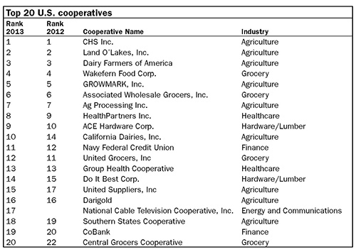 top 20 cooperatives