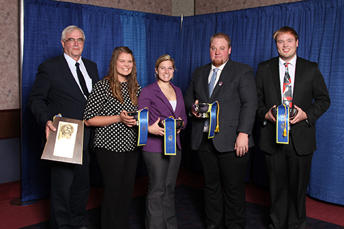 University of Illinois dairy judging team