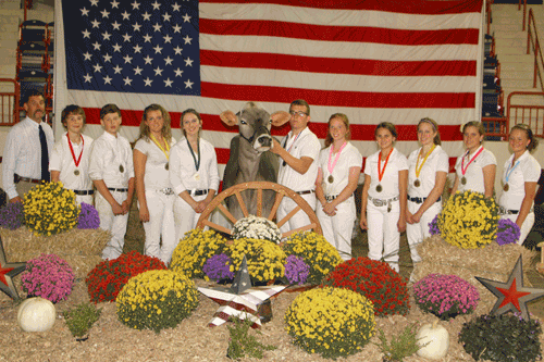 Intermediate showmanship winners 2012 all-american dairy show