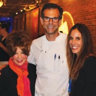  Caption: Sandi Kallenberg, Chef Barclay Dodge and Kimberly Schlosse