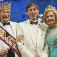  Caption: King Bill Kelly, Captain Larry Petiette and Queen Tracey Cox